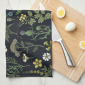 Linge De Cuisine Collage de fleurs sauvages (Quart Plié)