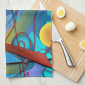 Linge De Cuisine Collage de géométrie (Quart Plié)