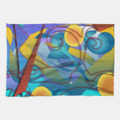 Linge De Cuisine Collage de géométrie (Horizontal)