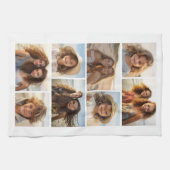 Linge De Cuisine Collage de grille de 8 photos minimal moderne - Bl (Horizontal)