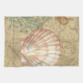 Linge De Cuisine Collage de la carte côtière (Horizontal)