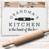 Linge De Cuisine Collage de photos de la cuisine de grand-mère