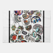 Linge De Cuisine Collage des dessins (Horizontal)