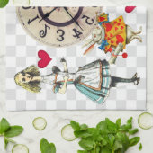 Linge De Cuisine Collage du pays des merveilles (Plié)