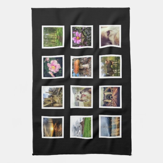 Linge De Cuisine Collage fait sur commande de photo de (Vertical)