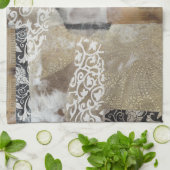 Linge De Cuisine Collage Fleur II (Plié)