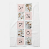 Linge De Cuisine Collage moderne Photo & Pastel Cadeau de maman ros (Vertical)