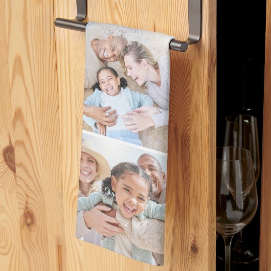 Linge De Cuisine Collage photo Simple et élégant