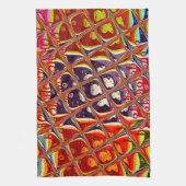 Linge De Cuisine Collection Abstraite de couleurs de Noël. (Vertical)