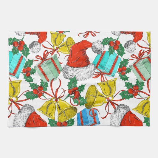 Linge De Cuisine Collection de cadeaux de Noël (Horizontal)