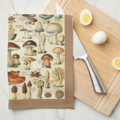 Linge De Cuisine Collection de champignons (Quart Plié)