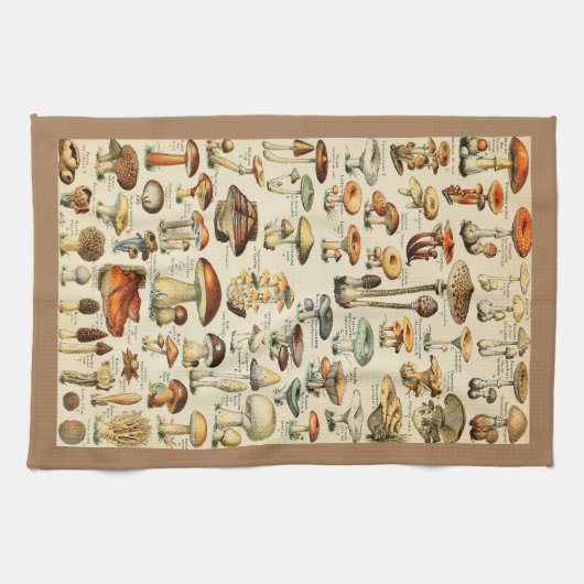 Linge De Cuisine Collection de champignons (Horizontal)