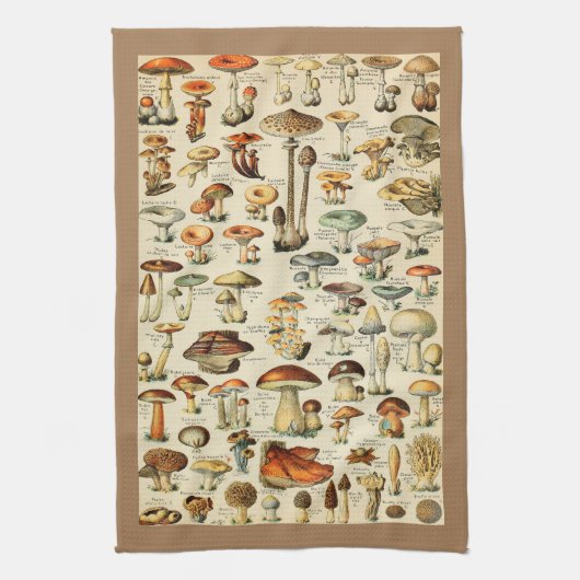Linge De Cuisine Collection de champignons (Vertical)