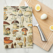 Linge De Cuisine Collection de champignons  (Quart Plié)