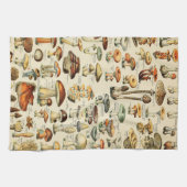 Linge De Cuisine Collection de champignons  (Horizontal)