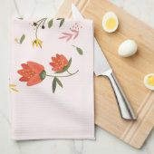 Linge De Cuisine collection de fleurs (Quart Plié)