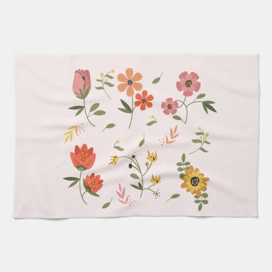 Linge De Cuisine collection de fleurs (Horizontal)