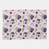 Linge De Cuisine Collection de Motifs de paniers de fruits - bleuet (Horizontal)