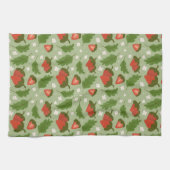 Linge De Cuisine Collection de Motifs de paniers de fruits - Fraise (Horizontal)