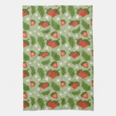 Linge De Cuisine Collection de Motifs de paniers de fruits - Fraise (Vertical)