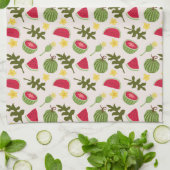 Linge De Cuisine Collection de Motifs de paniers de fruits - pastèq (Plié)