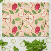 Linge De Cuisine Collection de Motifs de paniers de fruits - Pommes (Plié)