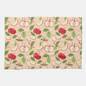 Linge De Cuisine Collection de Motifs de paniers de fruits - Pommes (Horizontal)
