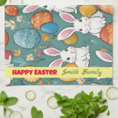 Linge De Cuisine Collection de Pâques Bunny tendance (Plié)