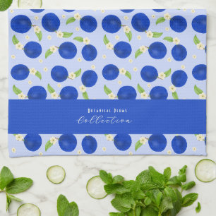 Linge De Cuisine Collection de prunes botaniques bleues
