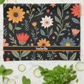 Linge De Cuisine Collection florale Vintage tendance (Plié)