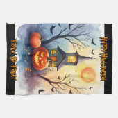 Linge De Cuisine Collection Halloween Moderne Mignonne Épouvantable (Horizontal)