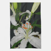 Linge De Cuisine Collection Irlandaise de laiton et de fleurs (Vertical)