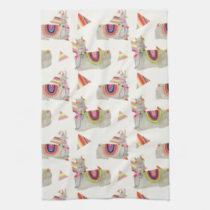 Linge De Cuisine Collection Llamarama Motif II