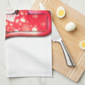 Linge De Cuisine Collection moderne de chapeaux de Santa. (Quart Plié)