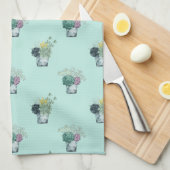 Linge De Cuisine Collection plante Happy | Succulents (Quart Plié)