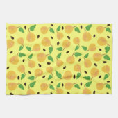 Linge De Cuisine Collection Poires Dorées Jaune Clair (Horizontal)