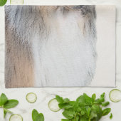 Linge De Cuisine Collie (Rough) Peinture - Cute Original Dog Art (Plié)