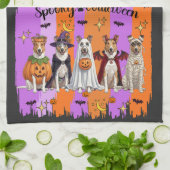 Linge De Cuisine Collies Halloween (Plié)