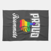 Linge De Cuisine Colocataire Gay Pride (Horizontal)