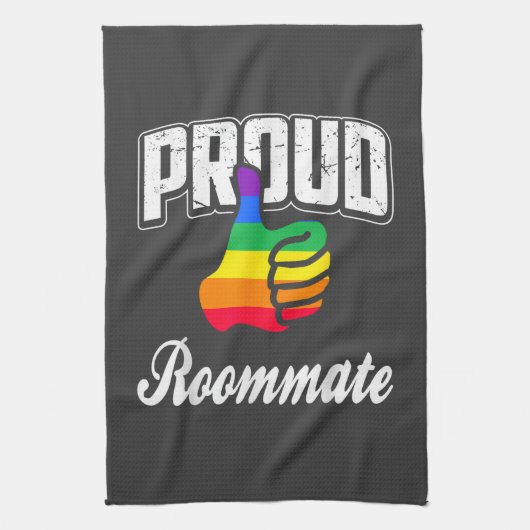 Linge De Cuisine Colocataire Gay Pride (Vertical)