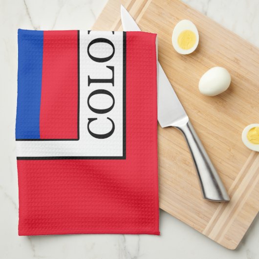 Linge De Cuisine Colombie (Quart Plié)