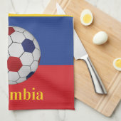 Linge De Cuisine Colombie Football (Quart Plié)
