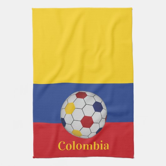 Linge De Cuisine Colombie Football (Vertical)