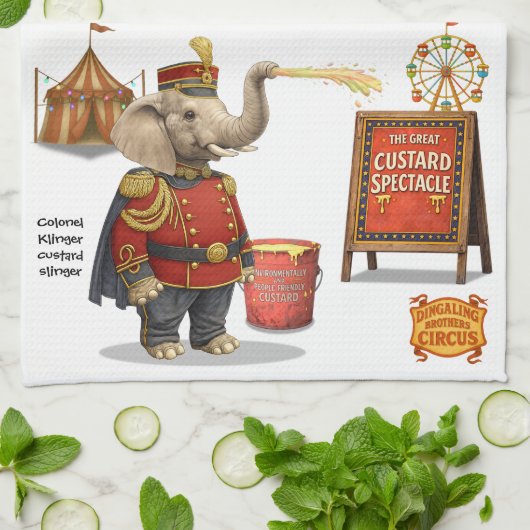 Linge De Cuisine Colonel Klinger, custard slinger (Plié)