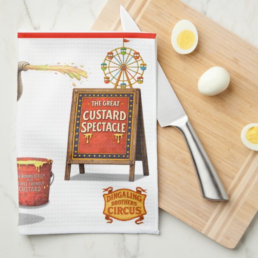 Linge De Cuisine Colonel Klinger, custard slinger (Quart Plié)