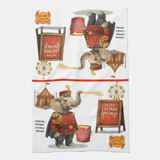 Linge De Cuisine Colonel Klinger, custard slinger (Vertical)