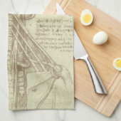 Linge De Cuisine Colonne de colonne vertébrale de l'anatomie humain (Quart Plié)