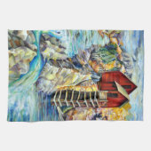 Linge De Cuisine Colorado Rocky Mountains River Crystal Mill (Horizontal)