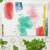 Linge De Cuisine Coloré (Plié)