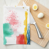 Linge De Cuisine Coloré (Quart Plié)